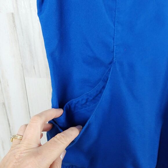 Butter Soft Embellished Scrub Top Blue Size Small - Picture 7 of 10